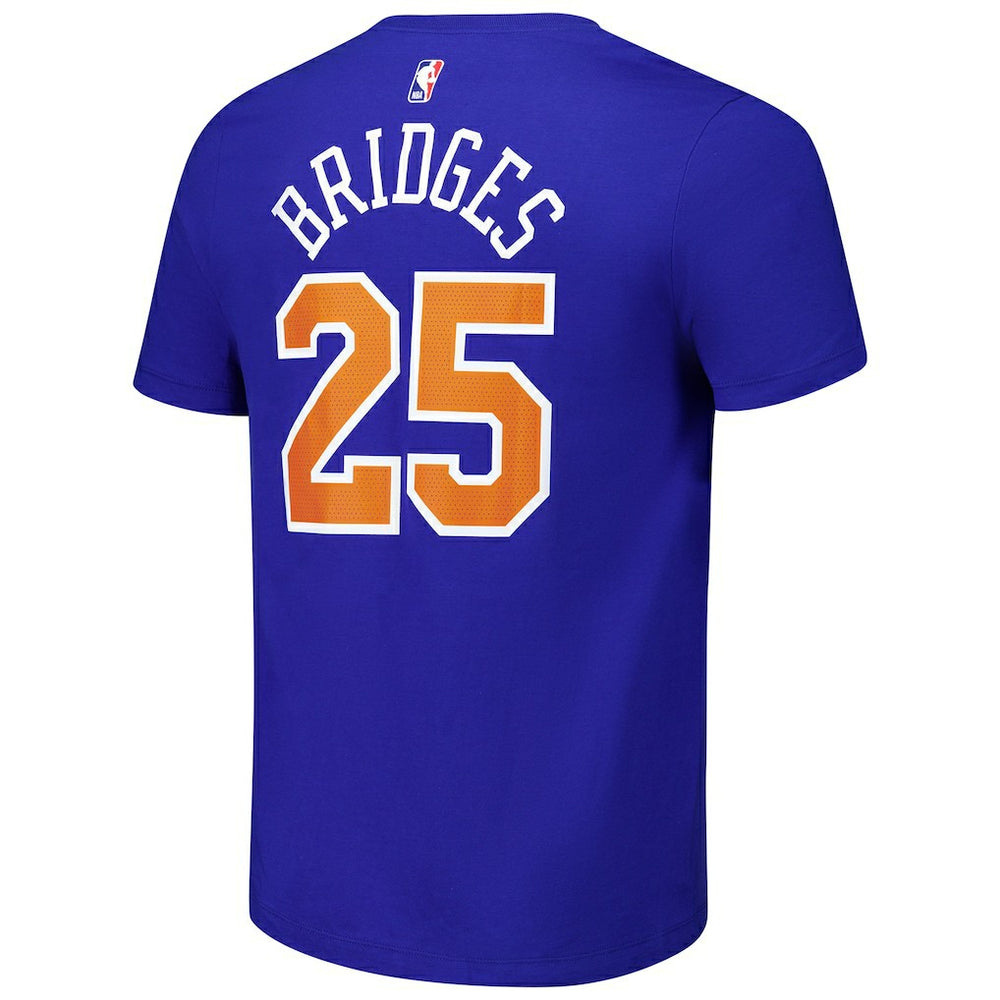 Mikal Bridges New York Knicks Unisex Name & Number T-Shirt - Blue | Nike cheap