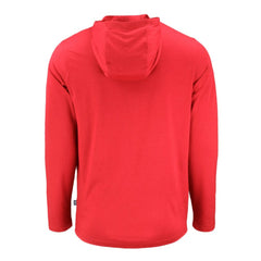 Philadelphia Phillies Cutter & Buck Coastline Epic Comfort Recycled Eco Hoodie Long Sleeve T-Shirt - Red