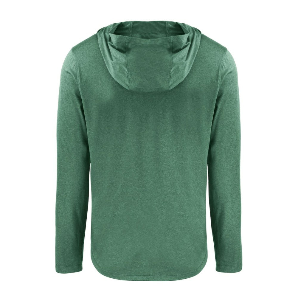 Tampa Bay Rays Cutter & Buck Coastline Epic Comfort Recycled Eco Hoodie Long Sleeve T-Shirt - Hunter Green