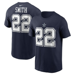 Emmitt Smith Dallas Cowboys Retired Player Name & Number T-Shirt - Navy | Nike on sale