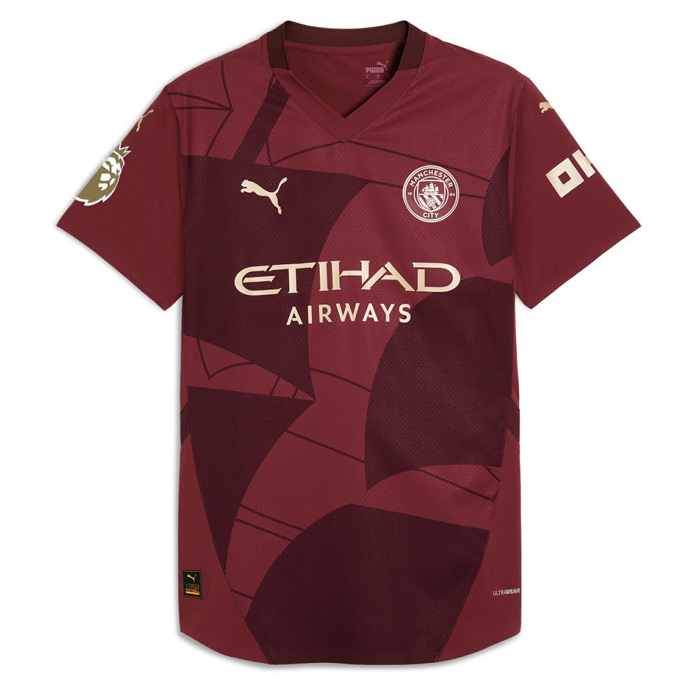 Erling Haaland Manchester City 2024/25 Third Player Jersey - Burgundy | Puma sale
