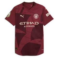 Erling Haaland Manchester City 2024/25 Third Player Jersey - Burgundy | Puma sale