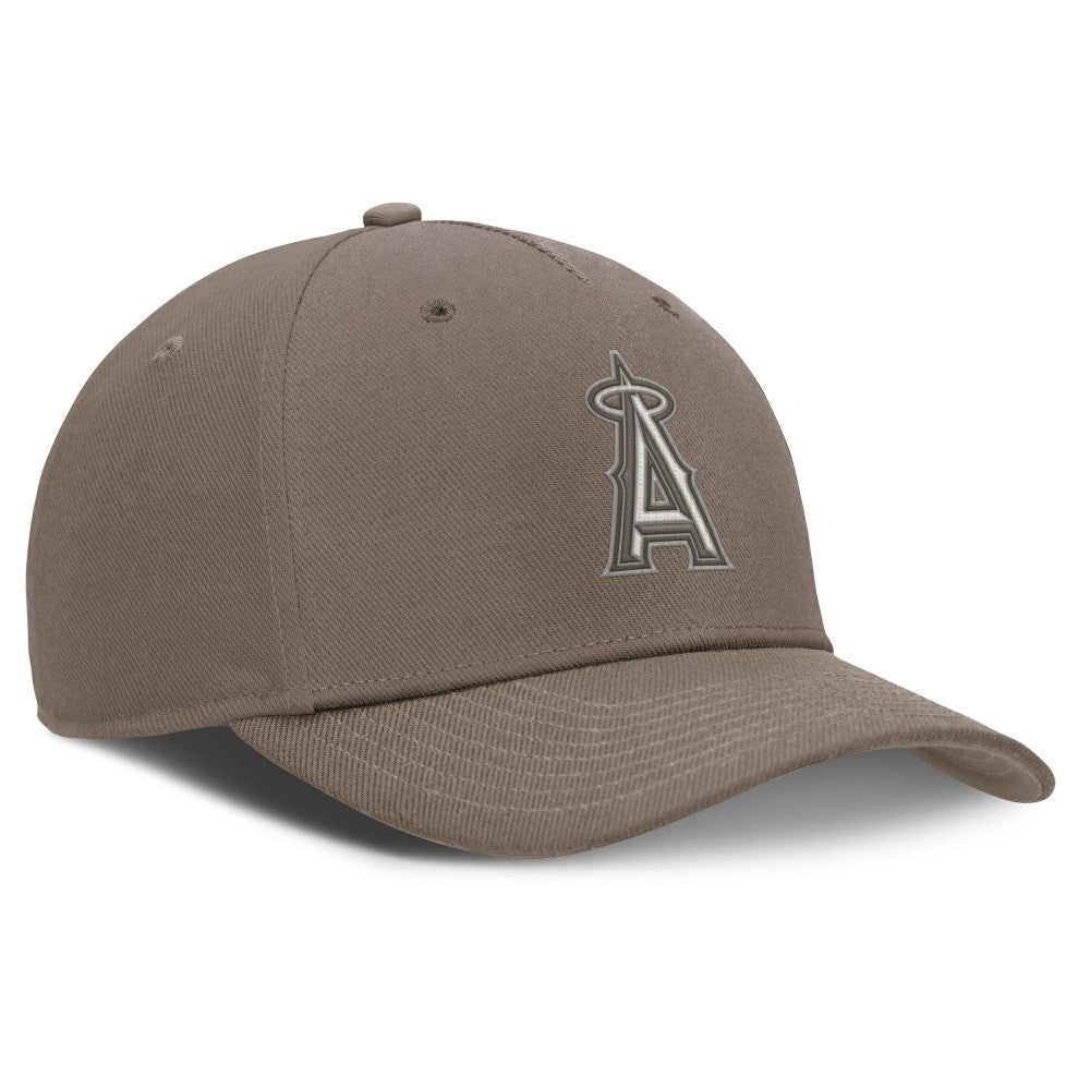 Los Angeles Angels Rise Performance Adjustable Hat - Brown | Nike