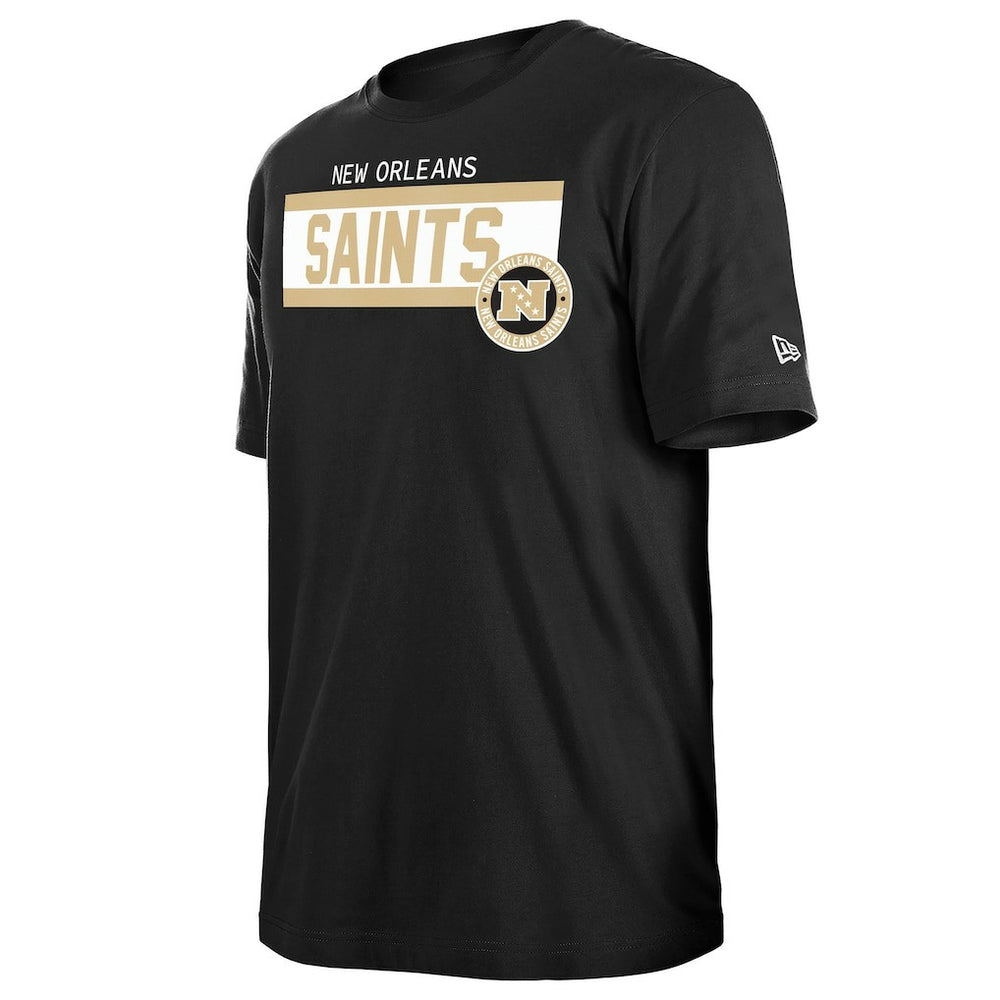 New Orleans Saints New Era 3rd Down High Density Print T-Shirt - Black sale