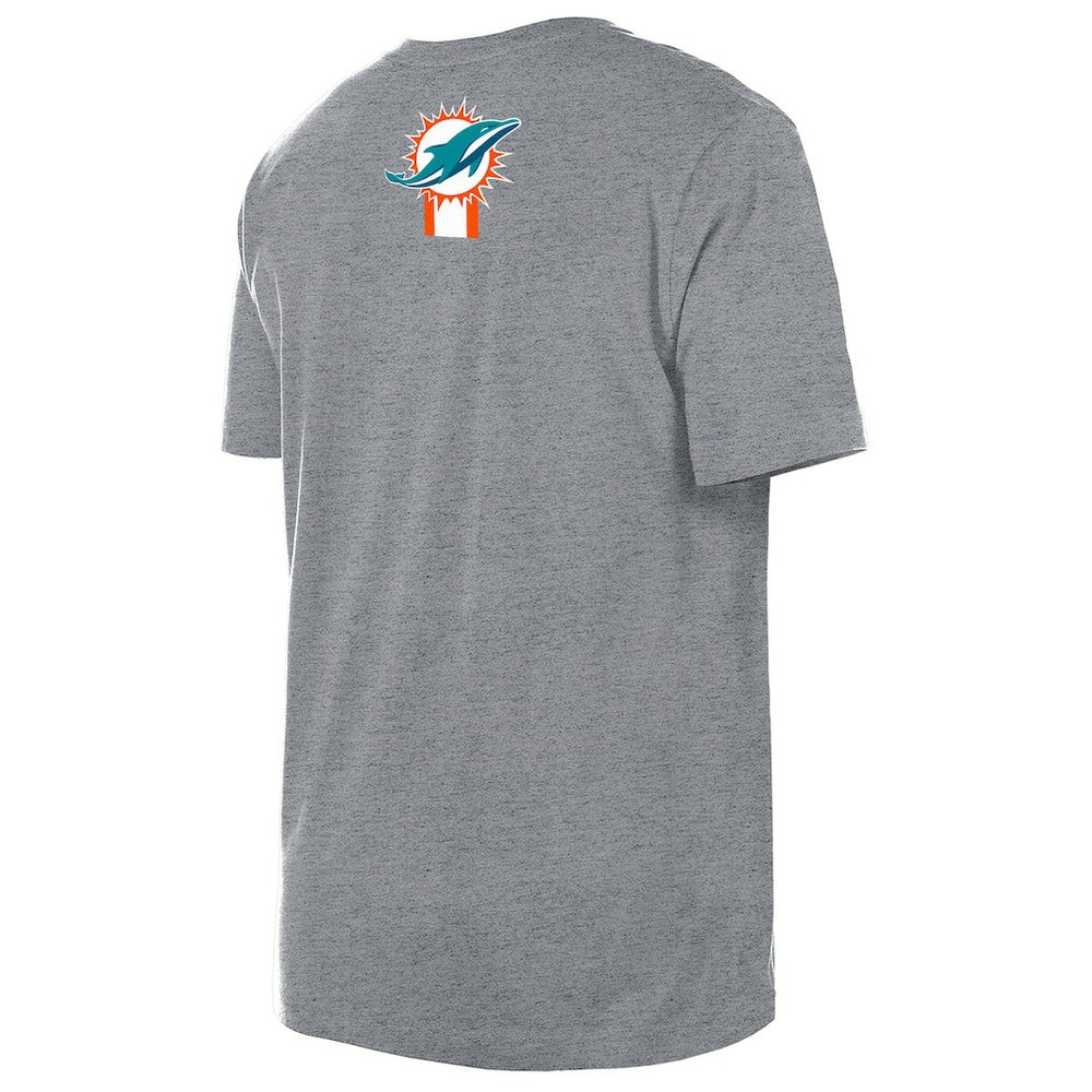 Miami Dolphins New Era 3rd Down High Density Print T-Shirt - Gray outlet