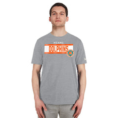 Miami Dolphins New Era 3rd Down High Density Print T-Shirt - Gray outlet
