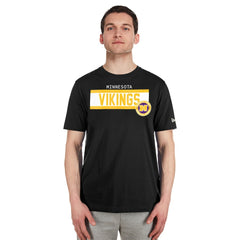 Minnesota Vikings New Era 3rd Down High Density Print T-Shirt - Black for sale
