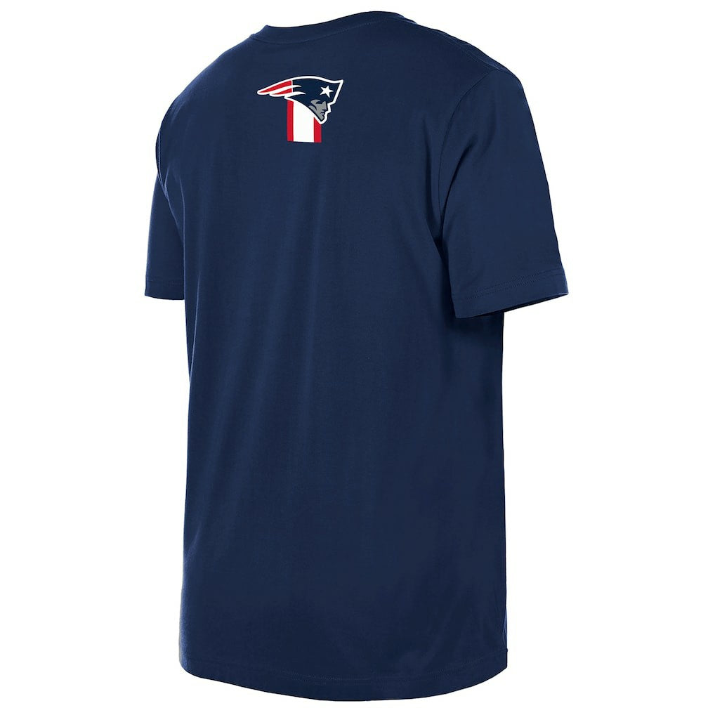 New England Patriots New Era 3rd Down High Density Print T-Shirt - Navy cheap