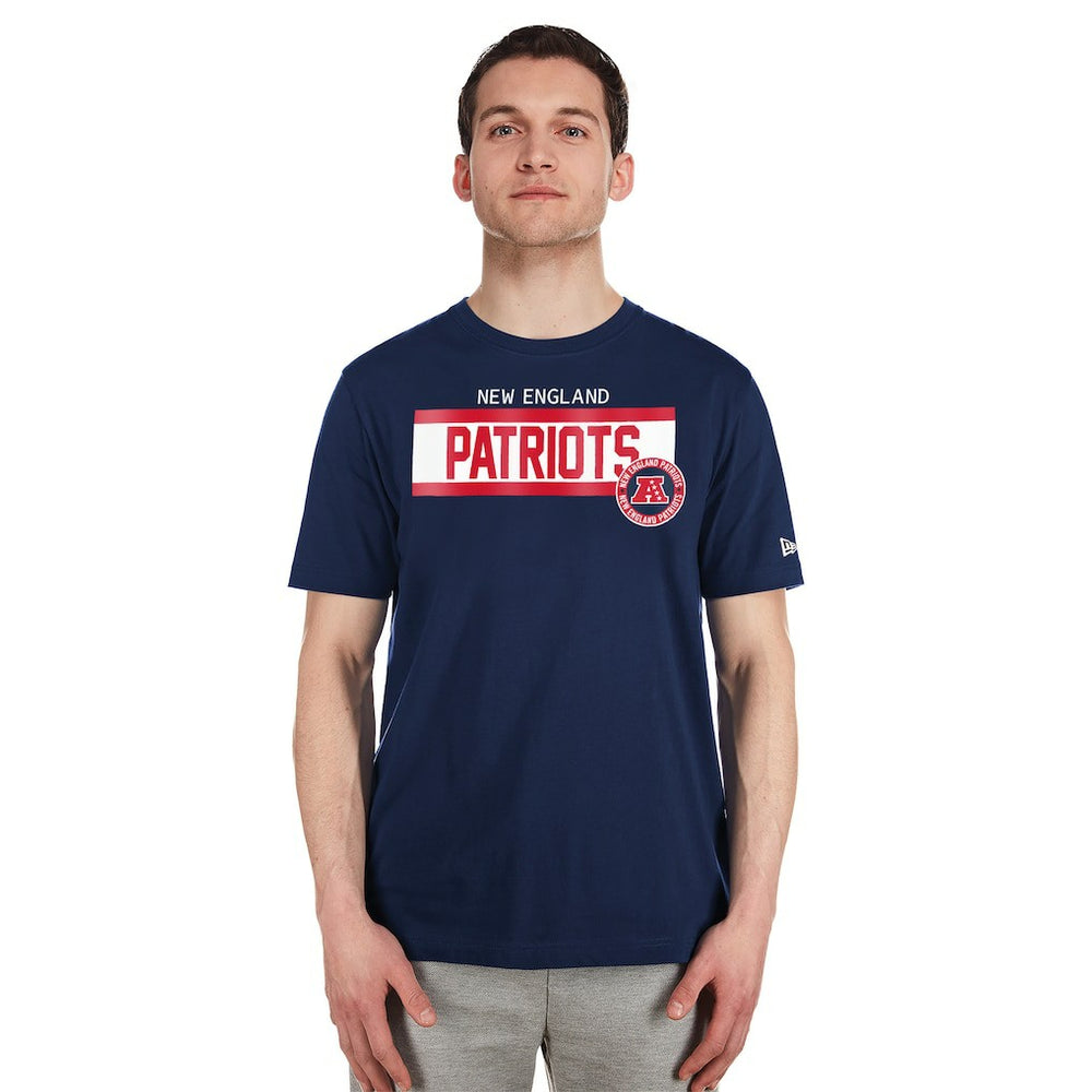 New England Patriots New Era 3rd Down High Density Print T-Shirt - Navy cheap