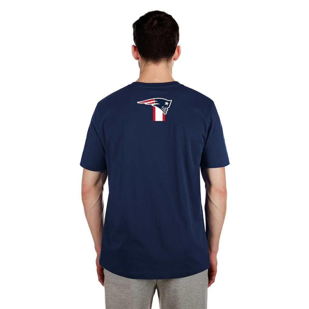 New England Patriots New Era 3rd Down High Density Print T-Shirt - Navy cheap