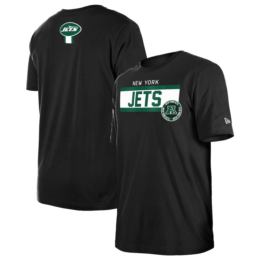 New York Jets New Era 3rd Down High Density Print T-Shirt - Black discount