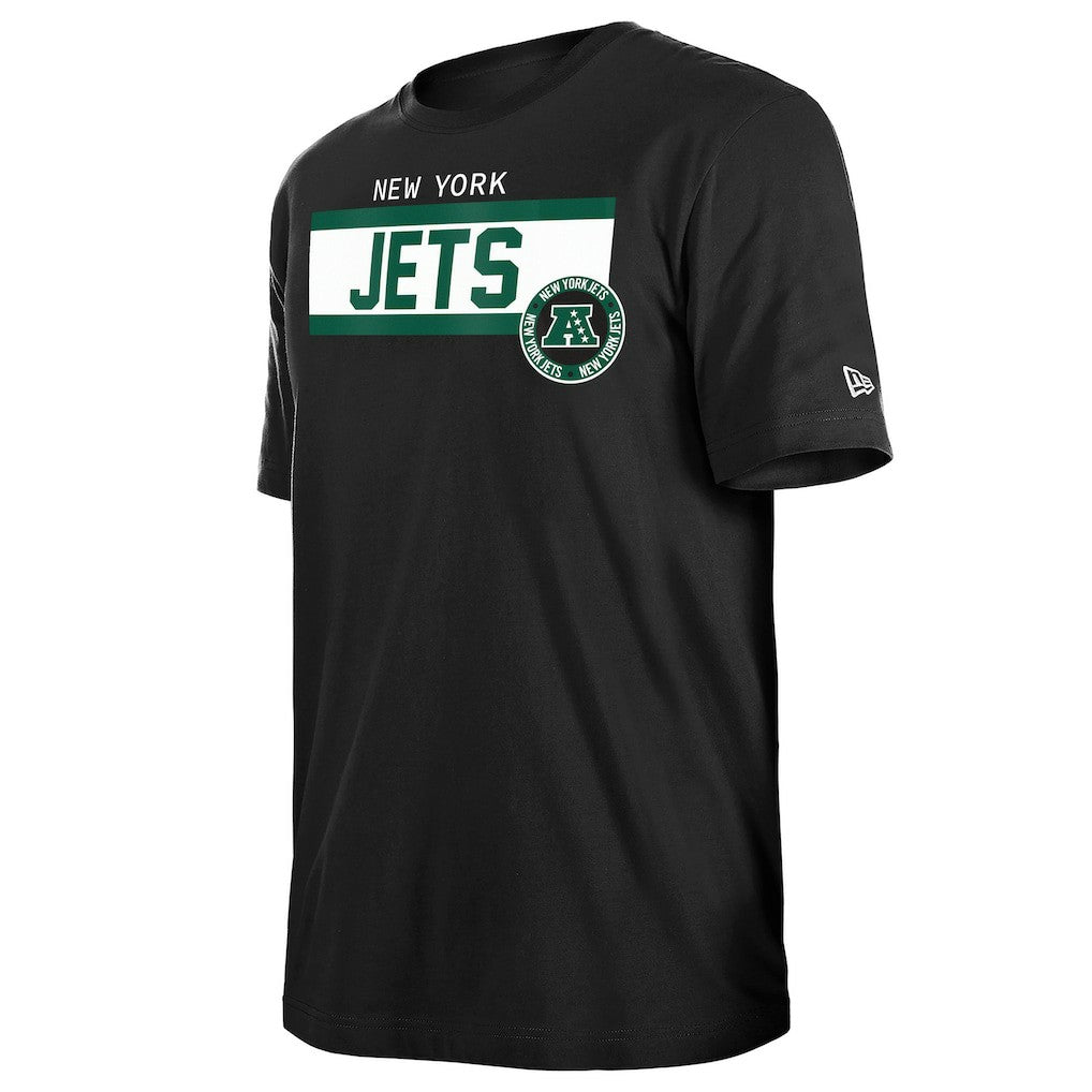 New York Jets New Era 3rd Down High Density Print T-Shirt - Black discount