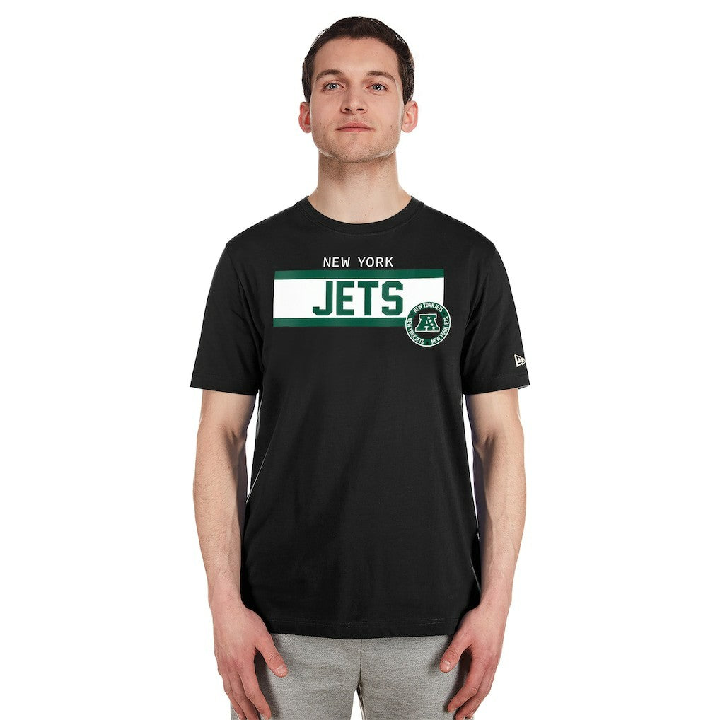 New York Jets New Era 3rd Down High Density Print T-Shirt - Black discount