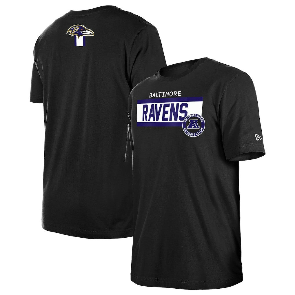 Baltimore Ravens New Era 3rd Down High Density Print T-Shirt - Black outlet