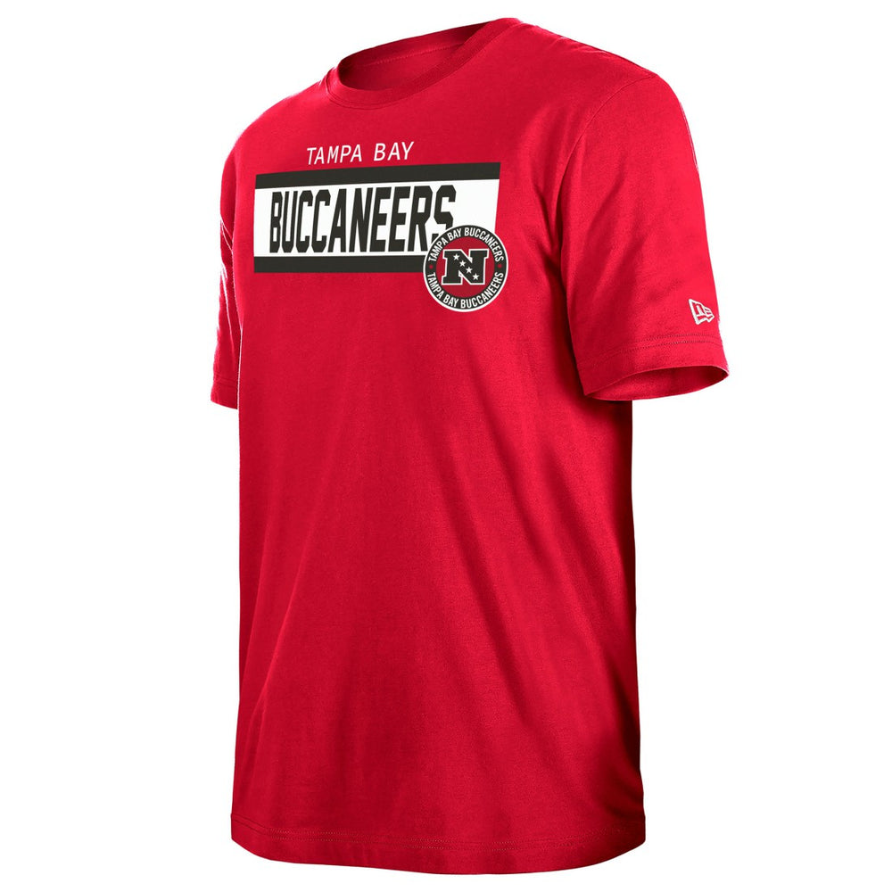 Tampa Bay Buccaneers New Era 3rd Down High Density Print T-Shirt - Red discount