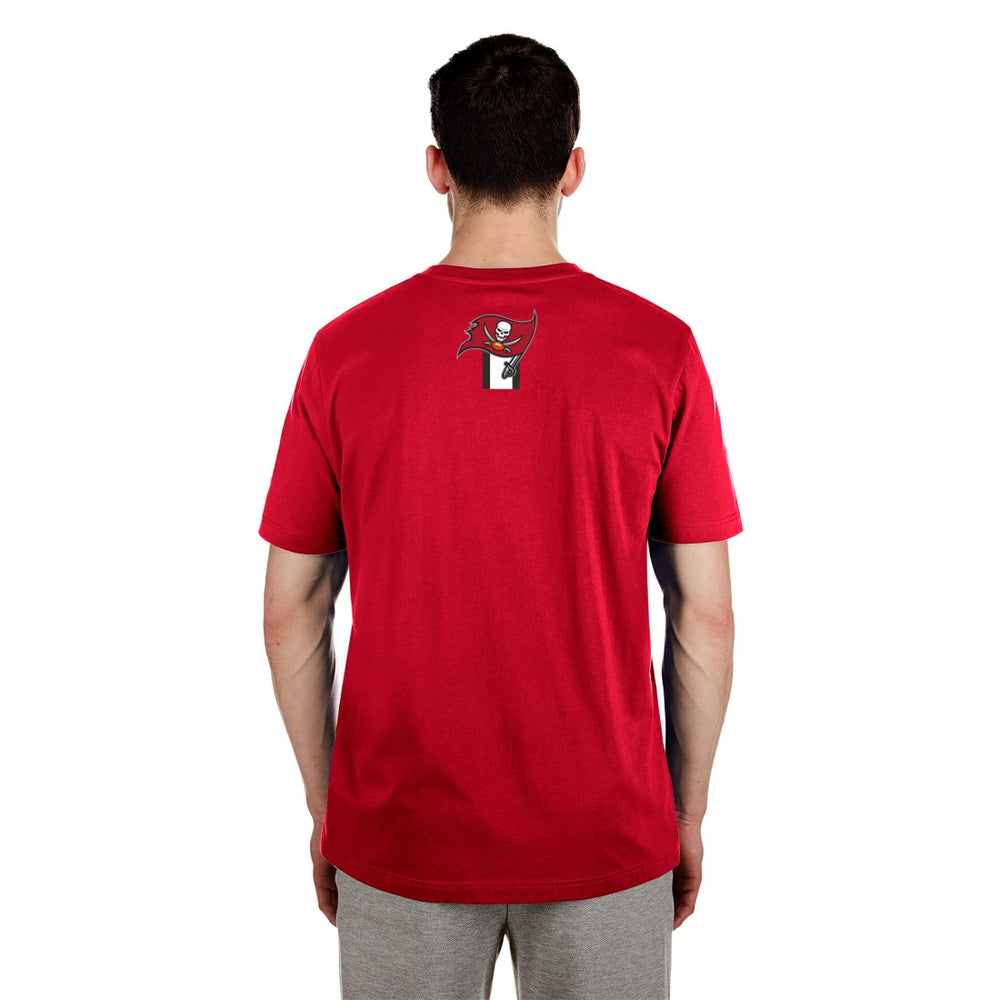 Tampa Bay Buccaneers New Era 3rd Down High Density Print T-Shirt - Red discount