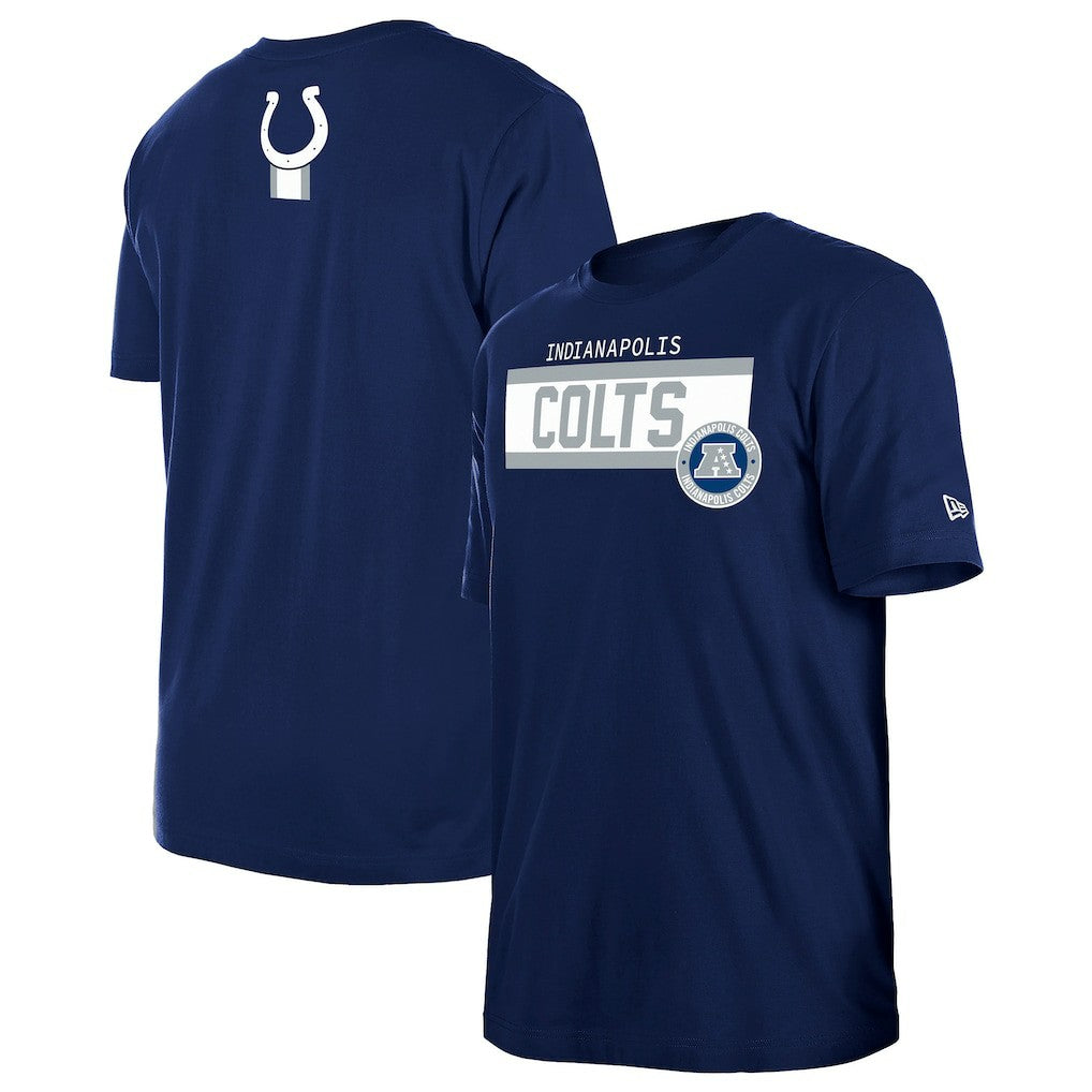 Indianapolis Colts New Era 3rd Down High Density Print T-Shirt - Navy sale
