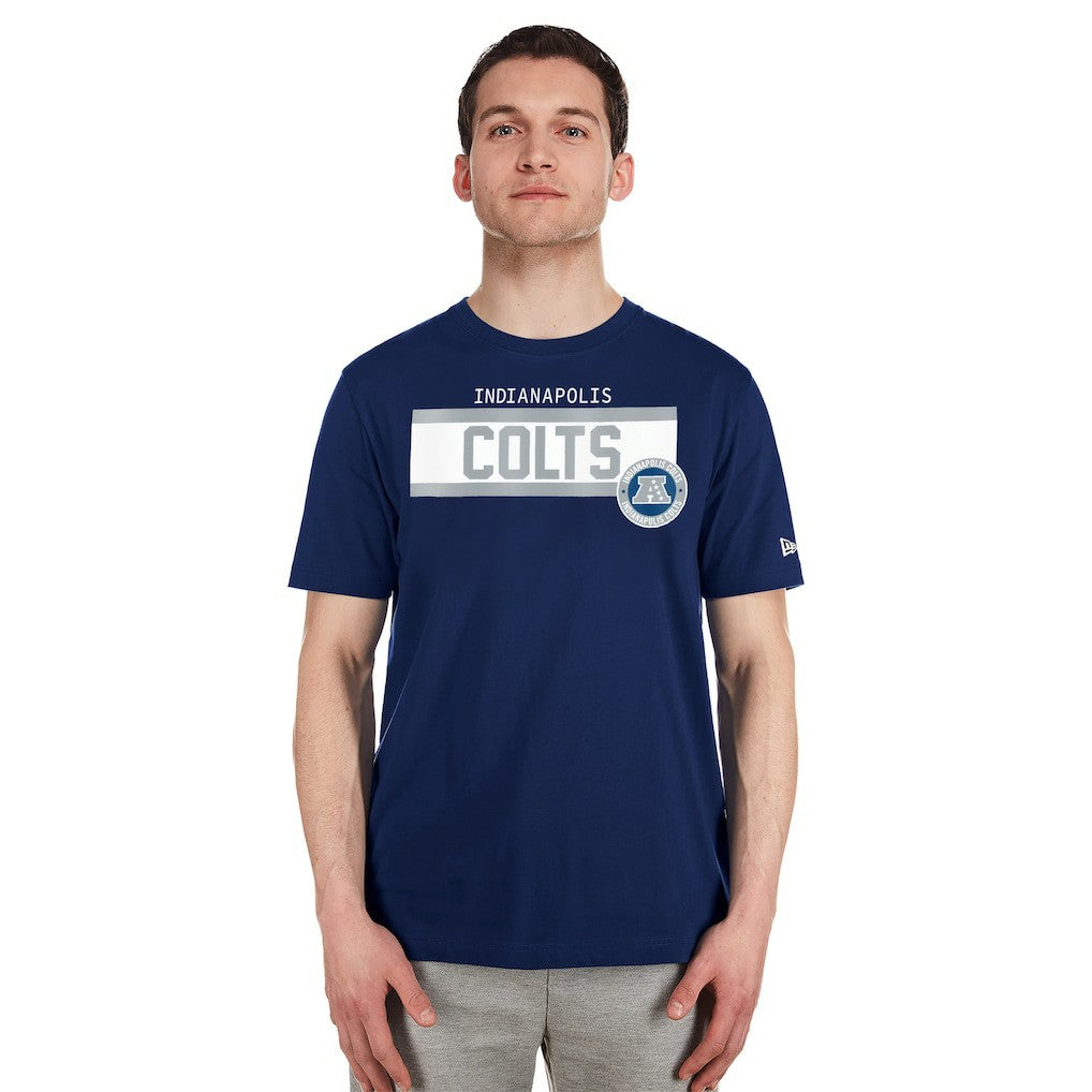 Indianapolis Colts New Era 3rd Down High Density Print T-Shirt - Navy sale