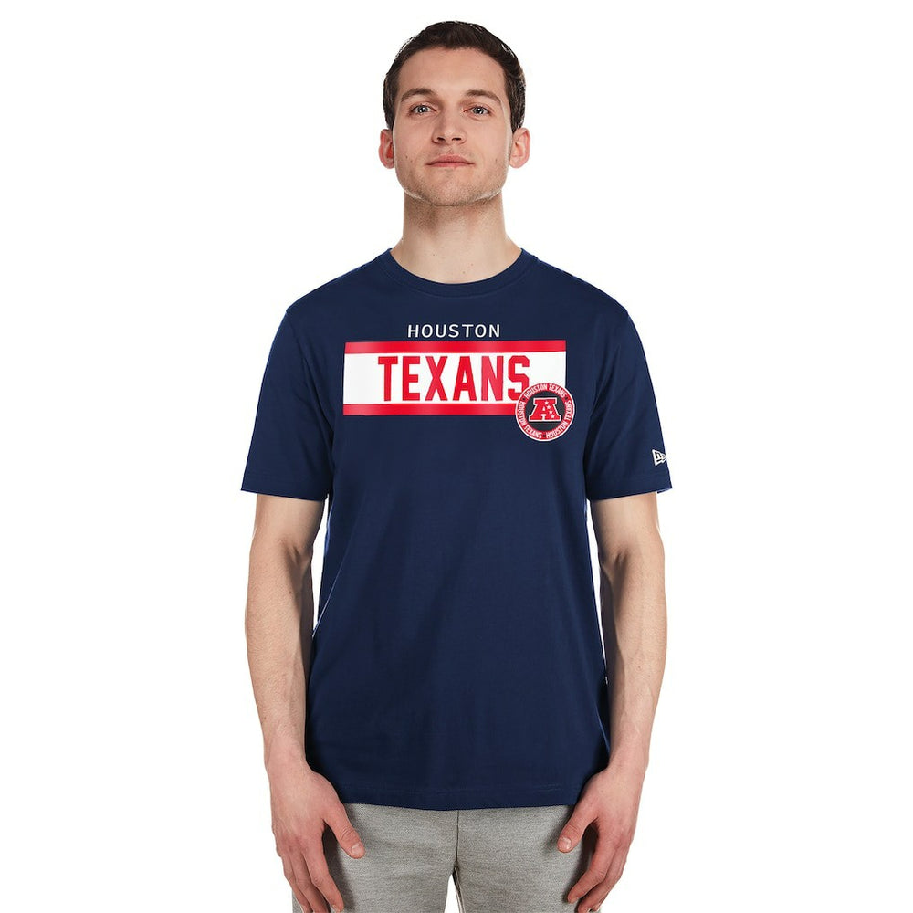 Houston Texans New Era 3rd Down High Density Print T-Shirt - Navy online