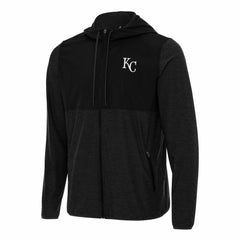 Kansas City Royals Antigua Sway Full-Zip Hoodie - Black