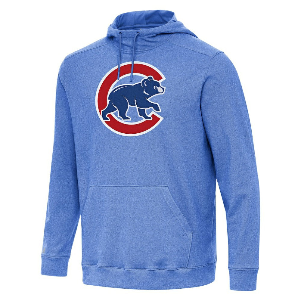 Chicago Cubs Antigua Cloud Pullover Hoodie - Heather Royal
