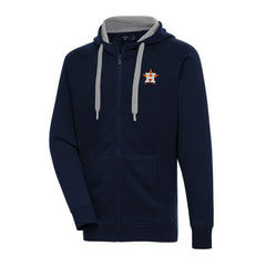 Houston Astros Antigua Big & Tall Victory Full-Zip Hoodie Jacket - Navy