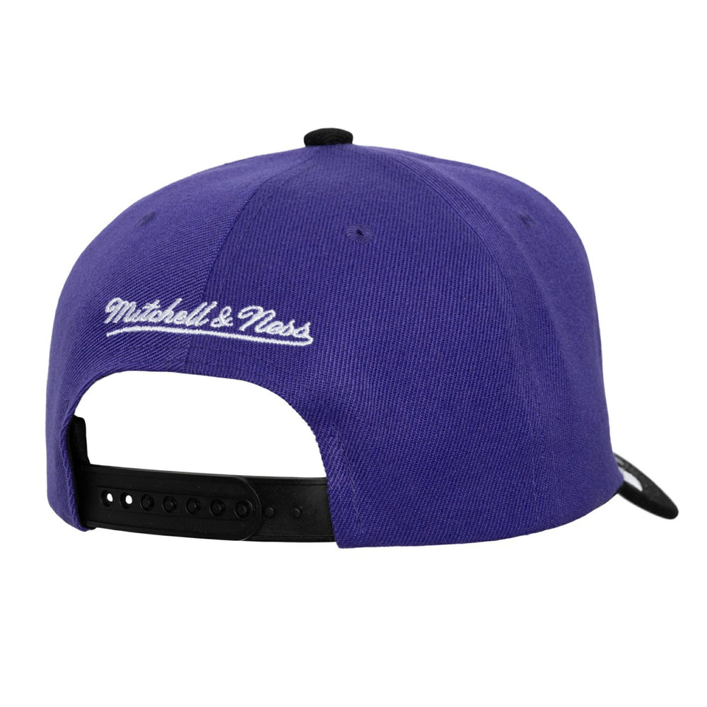 Sacramento Kings Underarch Two-Tone Pro Crown Snapback Hat - Purple/Black | Mitchell & Ness online