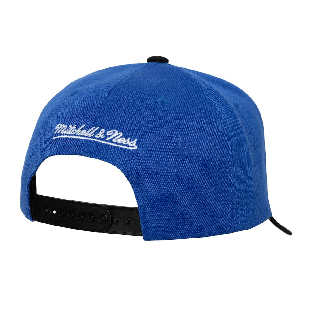 Golden State Warriors Underarch Two-Tone Pro Crown Snapback Hat sale - Royal/Black | Mitchell & Ness on sale