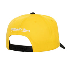 Boston Bruins Mitchell & Ness Underarch Two-Tone Pro Crown Snapback Hat Gold/Black