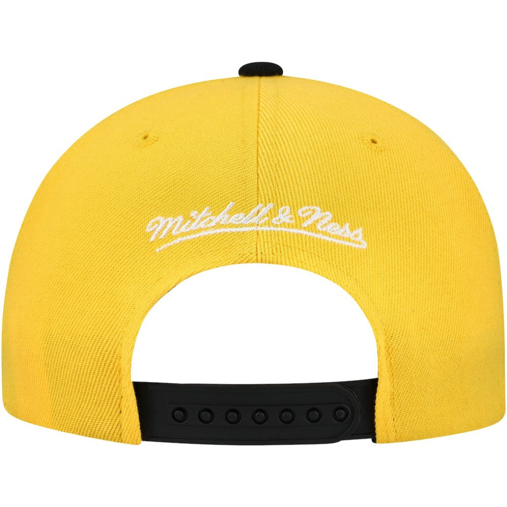 Pittsburgh Penguins Mitchell & Ness Underarch Two-Tone Pro Crown Snapback Hat Gold/Black
