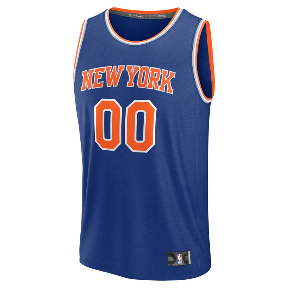 New York Knicks Fast Break Custom Jersey - Icon Edition - Blue | Fanatics sale