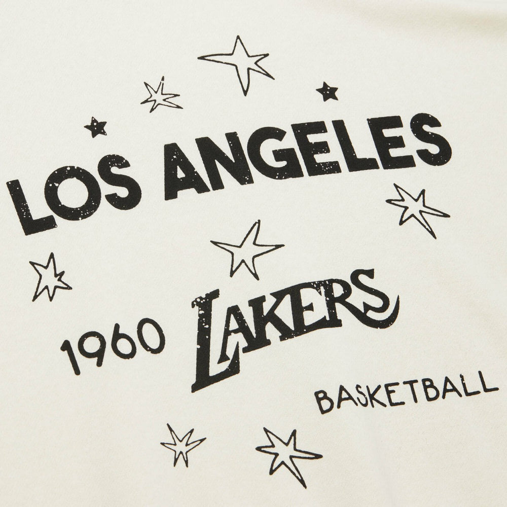 Los Angeles Lakers Women's Hardwood Classics Pullover Sweatshirt - Gold | Mitchell & Ness discount
