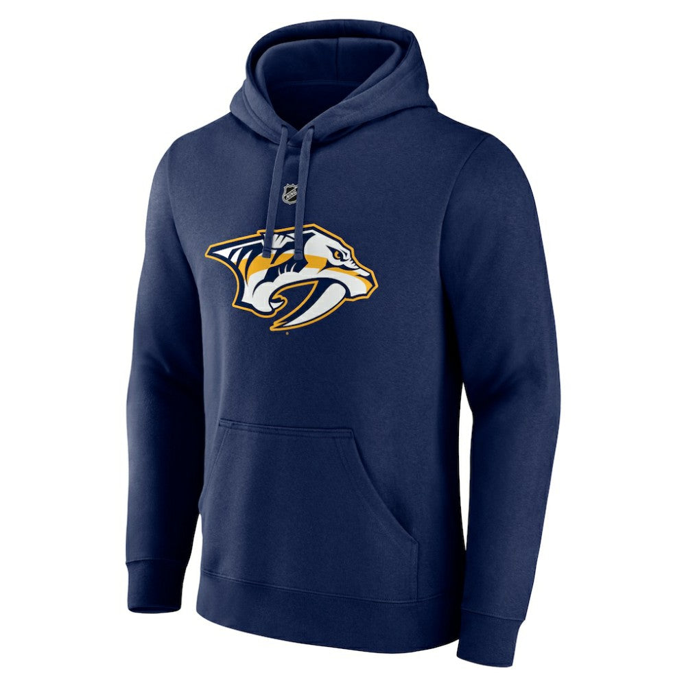 Steven Stamkos Nashville Predators Fanatics Authentic Stack Name & Number Tri-Blend Pullover Hoodie Navy