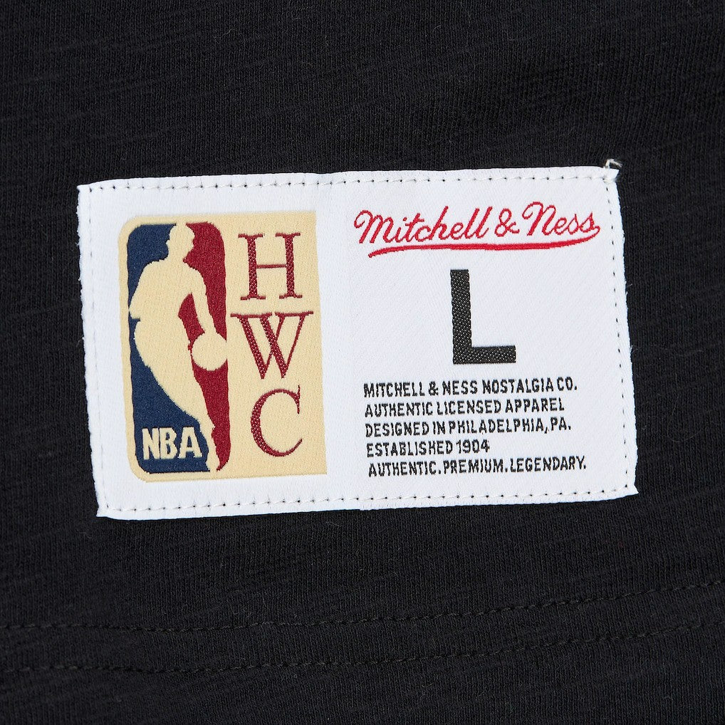 Orlando Magic Hardwood Classics Felt Applique Slub T-Shirt - Black | Mitchell & Ness online