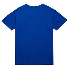 Philadelphia 76ers Hardwood Classics Felt Applique Slub T-Shirt - Royal | Mitchell & Ness cheap