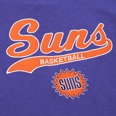 Phoenix Suns Hardwood Classics Felt Applique Slub T-Shirt - Purple | Mitchell & Ness outlet
