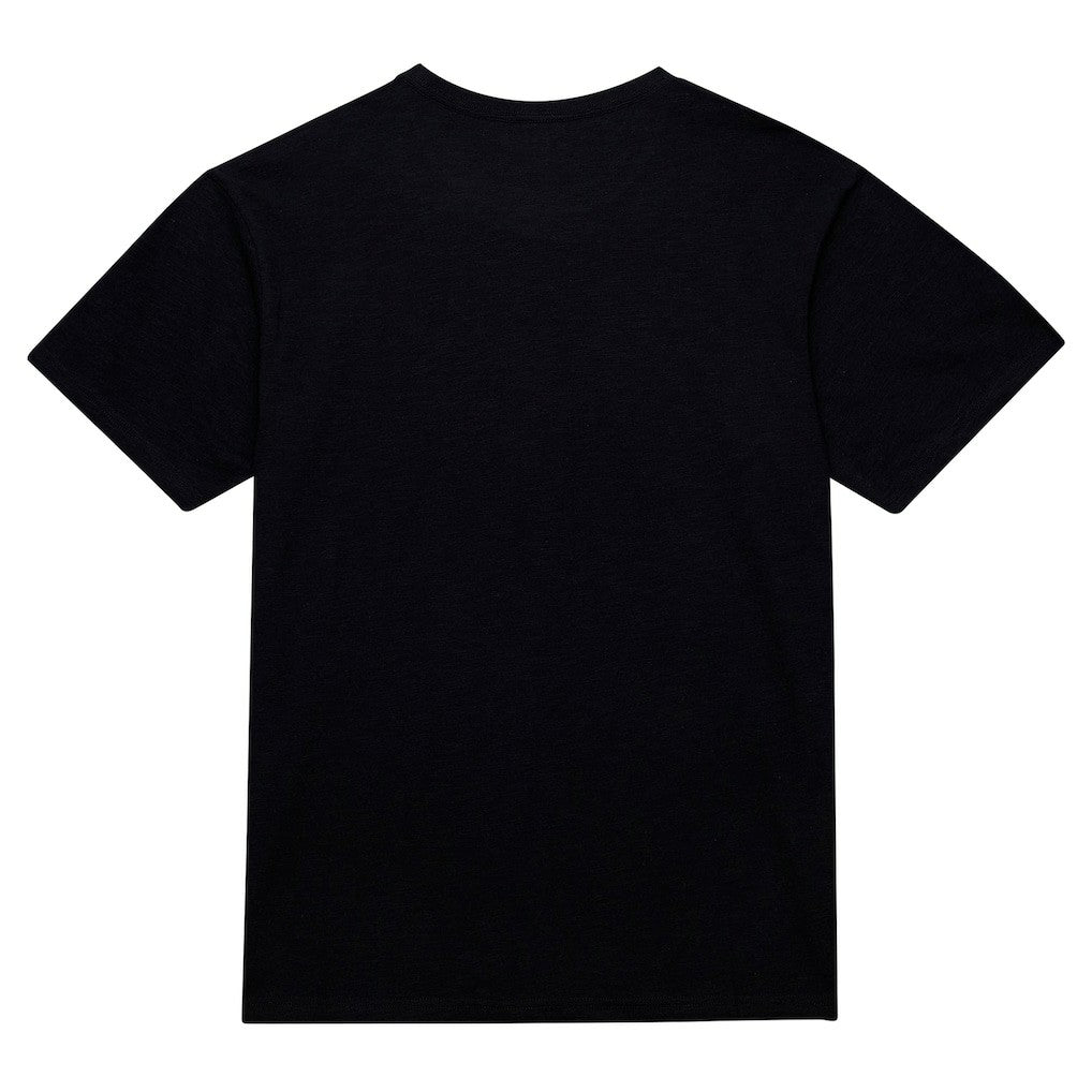 Boston Celtics Hardwood Classics Felt Applique Slub T-Shirt - Black | Mitchell & Ness on sale