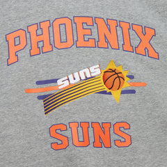 Phoenix Suns Hardwood Classics All Over 4.0 Pullover Sweatshirt - Heather Gray | Mitchell & Ness on sale