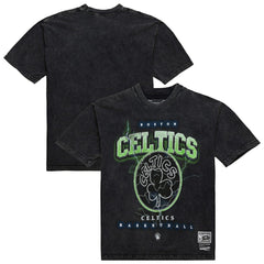 Boston Celtics Unisex Hardwood Classics Vintage Voltage Premium Heavyweight T-Shirt - Black | Mitchell & Ness sale