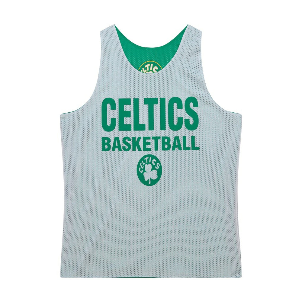 Boston Celtics Hardwood Classics Reversible Mesh Practice Jersey - Kelly Green/White | Mitchell & Ness cheap