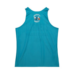 Charlotte Hornets Hardwood Classics Reversible Mesh Practice Jersey - Teal/White | Mitchell & Ness cheap