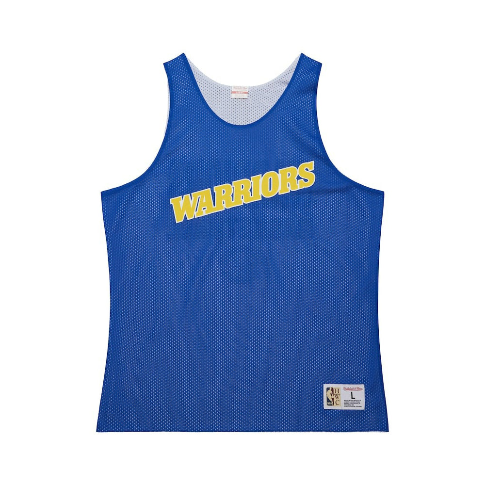 Golden State Warriors Hardwood Classics Reversible Mesh Practice Jersey sale - Royal/White | Mitchell & Ness cheap