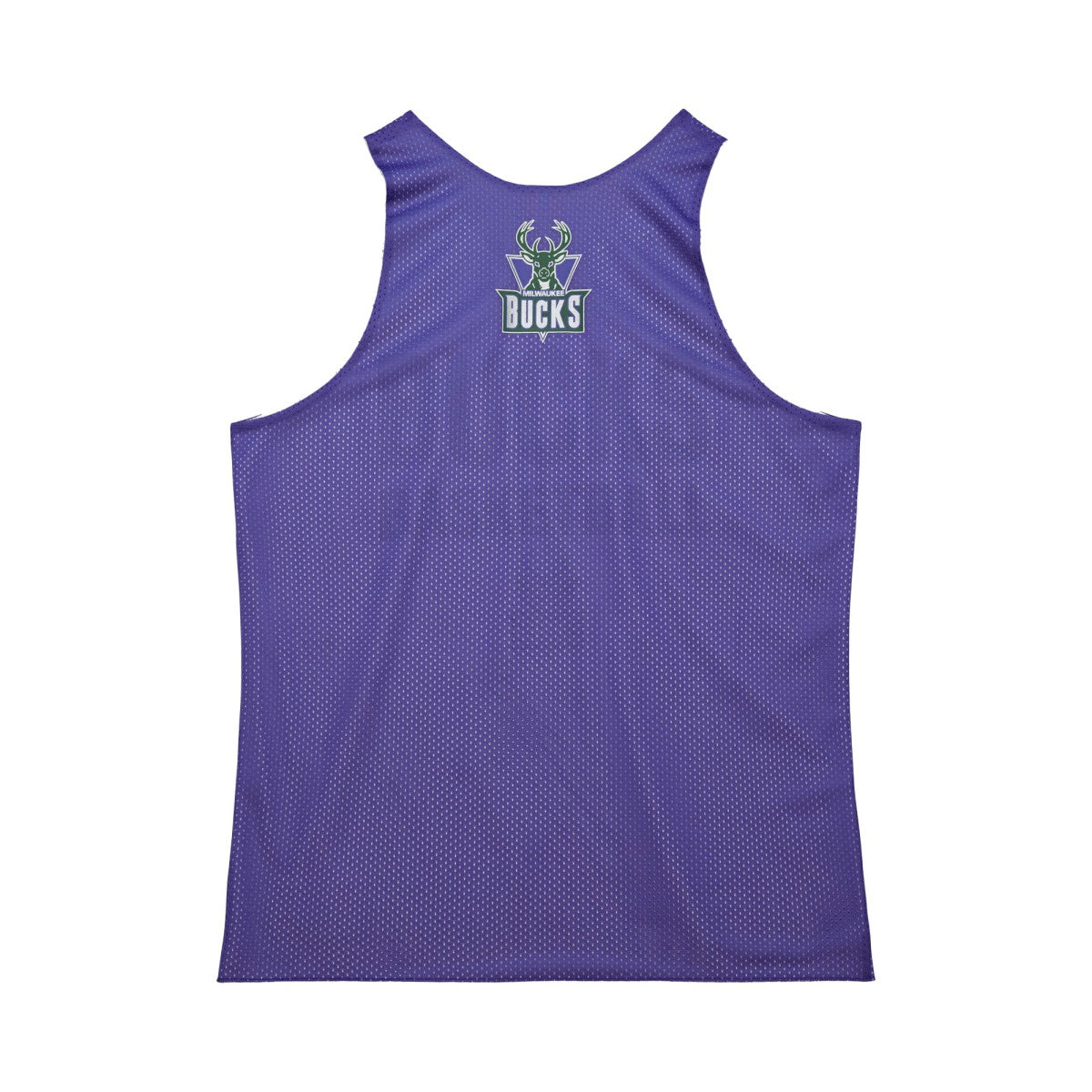 Milwaukee Bucks Hardwood Classics Reversible Mesh Practice Jersey - Purple/White | Mitchell & Ness on sale