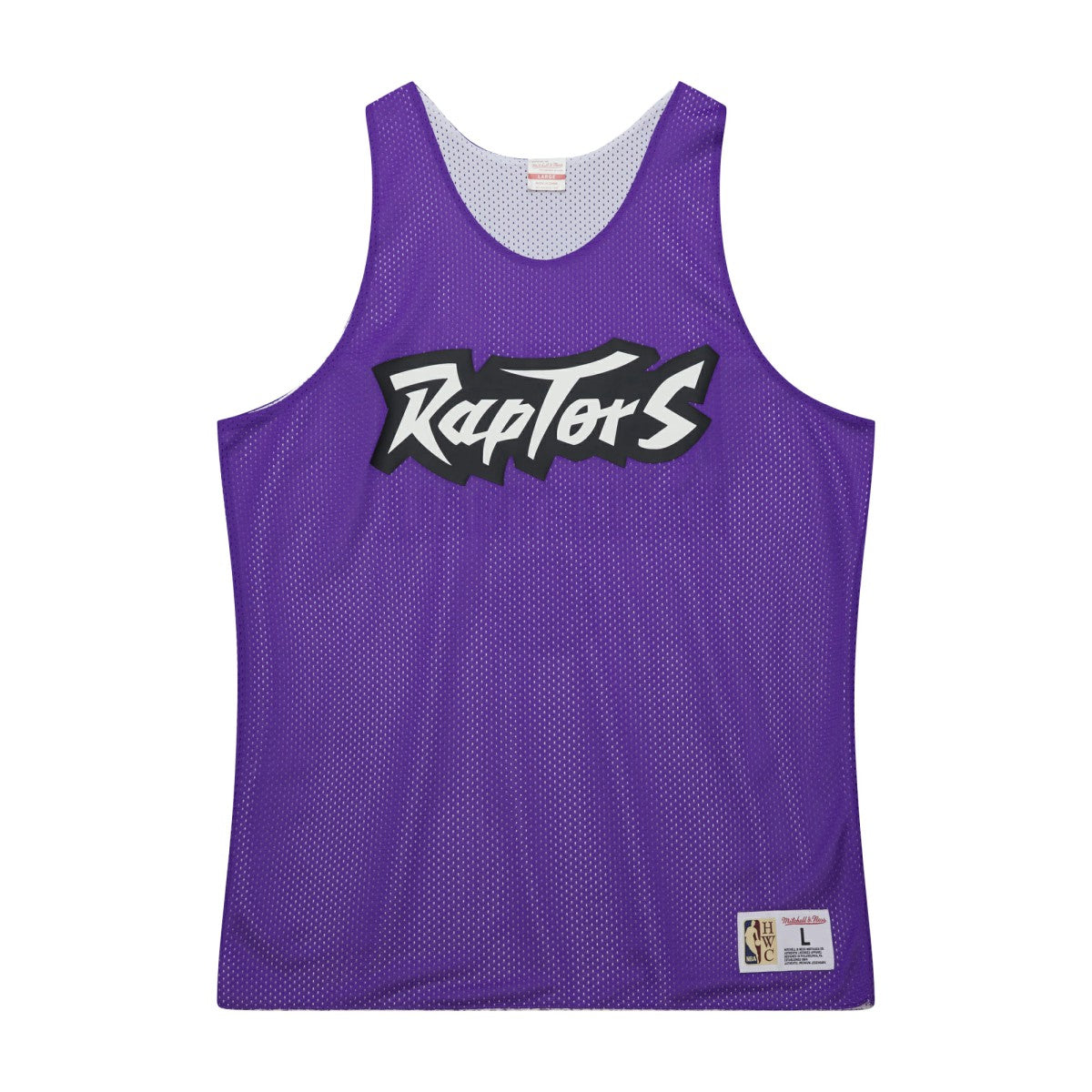 Toronto Raptors Hardwood Classics Reversible Mesh Practice Jersey - Purple/White | Mitchell & Ness shop