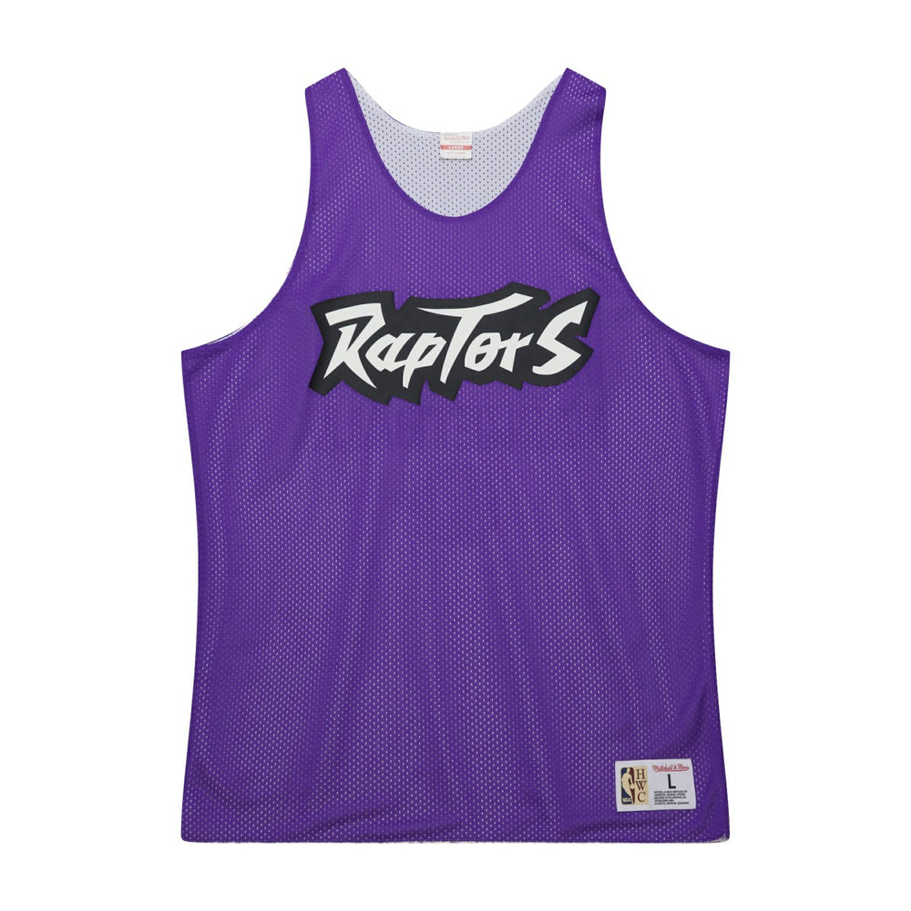 Toronto Raptors Hardwood Classics Reversible Mesh Practice Jersey - Purple/White | Mitchell & Ness shop
