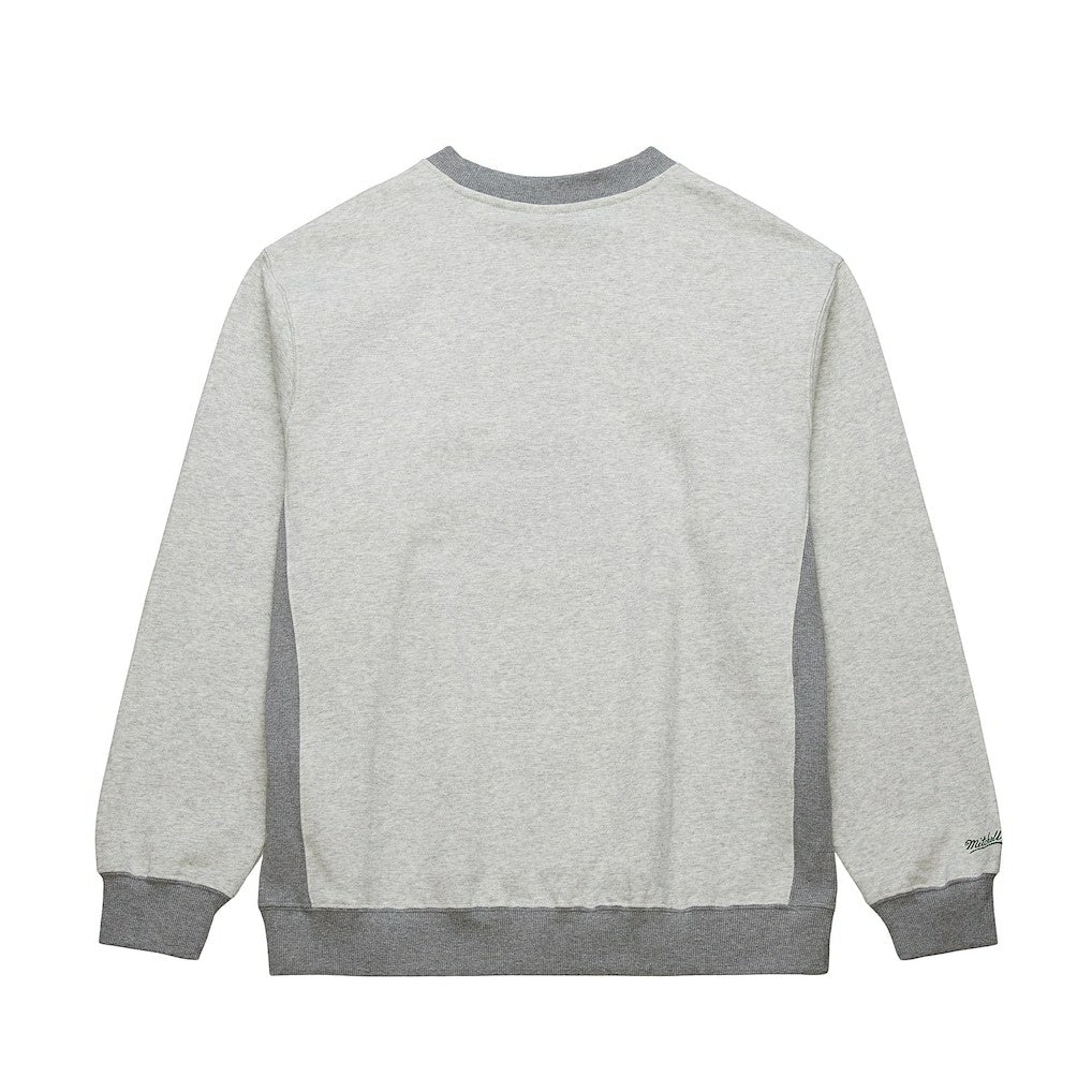 Boston Celtics Vintage Logo Pullover Sweatshirt - Heather Gray | Mitchell & Ness online