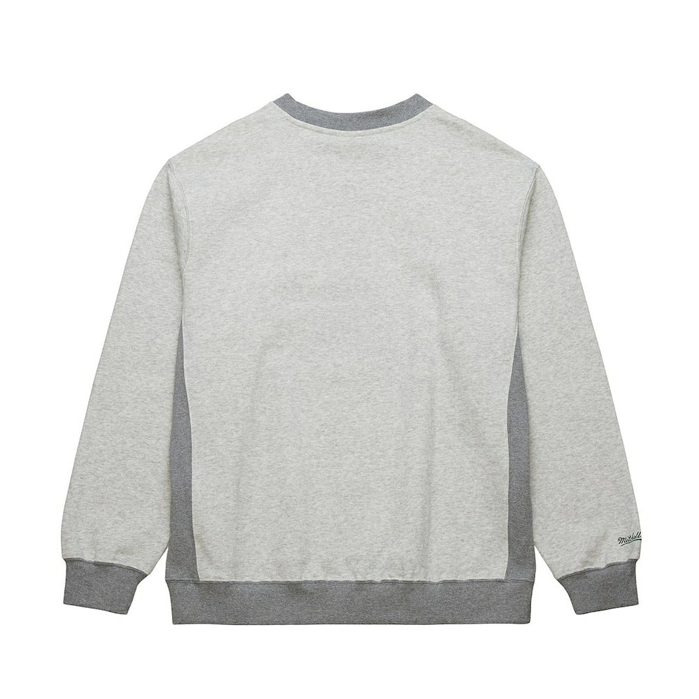 Boston Celtics Vintage Logo Pullover Sweatshirt - Heather Gray | Mitchell & Ness online