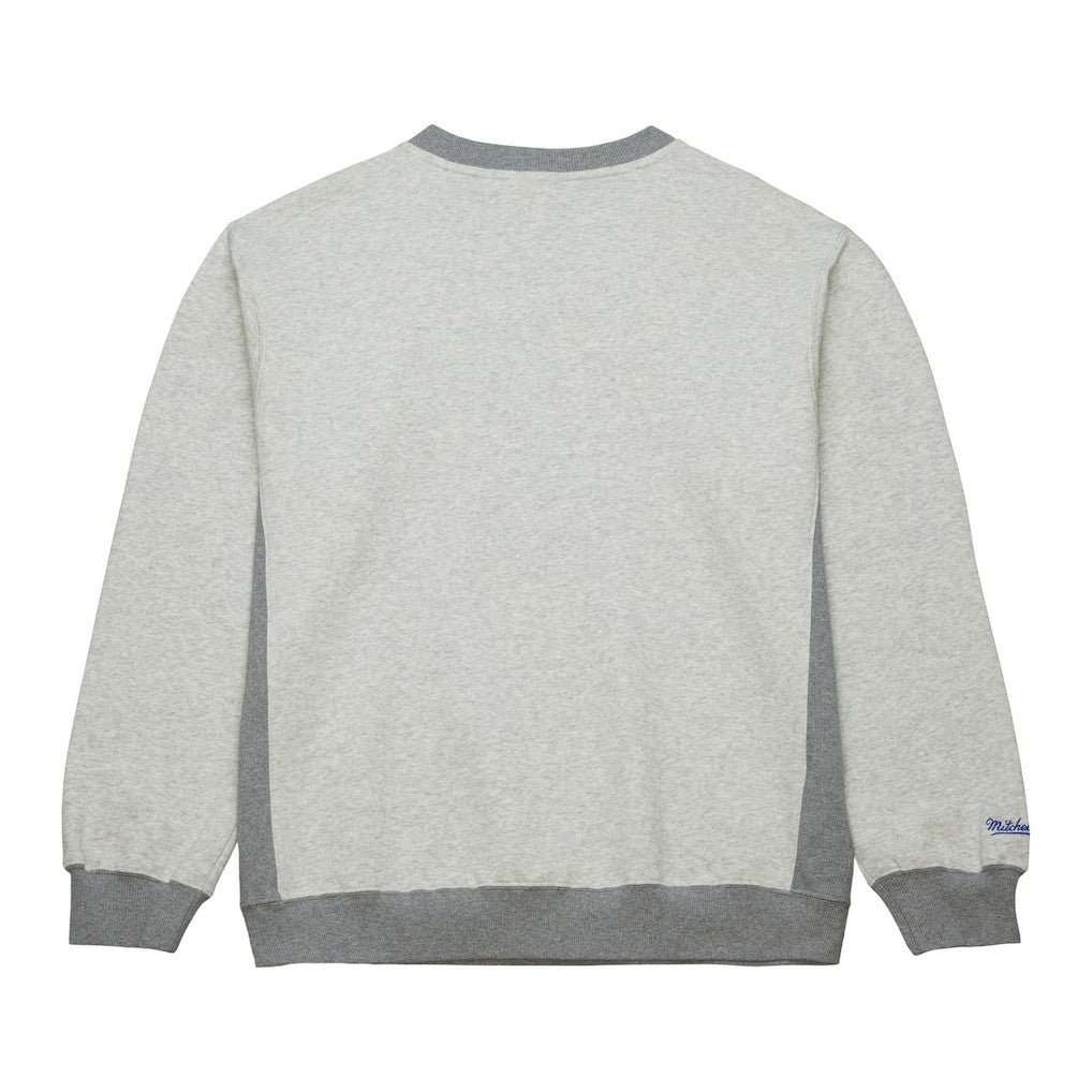 Denver Nuggets Vintage Logo Pullover Sweatshirt sale - Heather Gray | Mitchell & Ness cheap