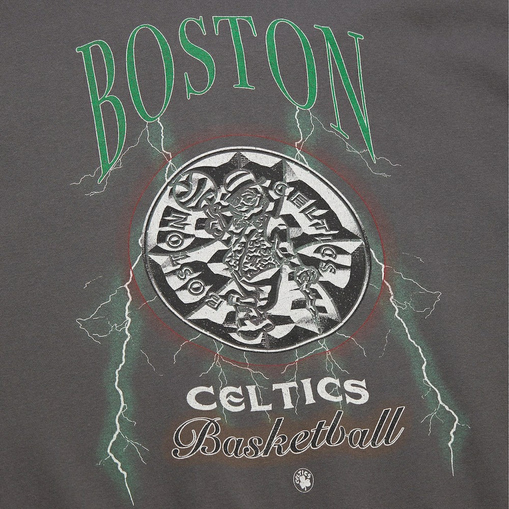 Boston Celtics Women's Hardwood Classics Lightweight Pullover Sweatshirt - Charcoal | Mitchell & Ness discount