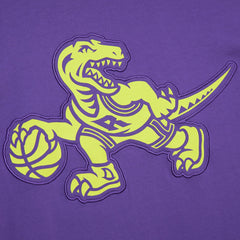 Toronto Raptors Hardwood Classics Neon Nights Premium T-Shirt - Raptors Purple | Mitchell & Ness sale